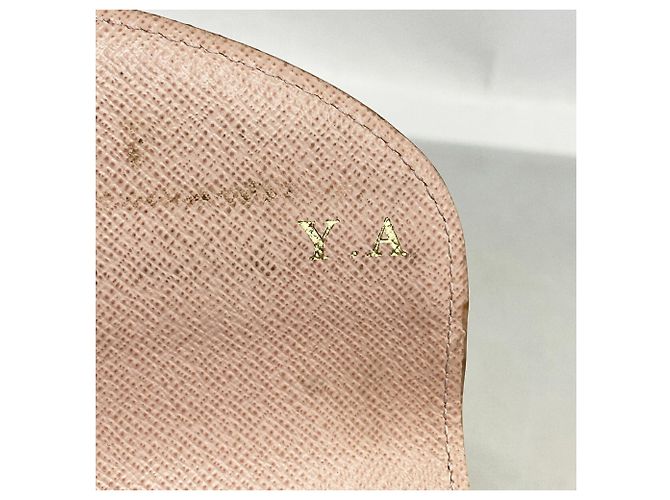 Louis Vuitton Damier Portefeuille Caïssa Long Wallet Rosa - vista 5