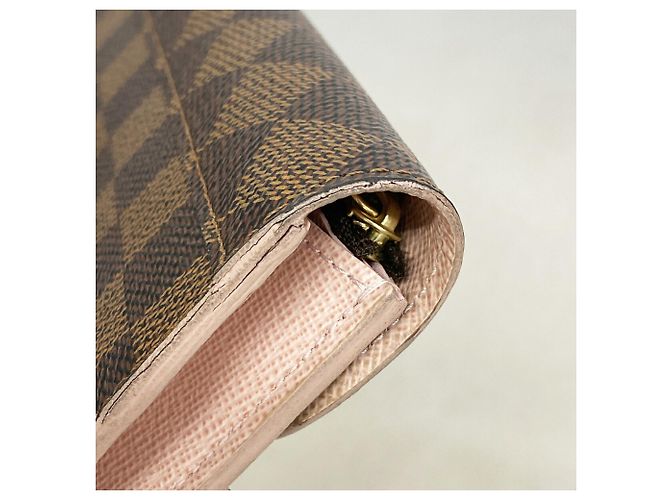 Louis Vuitton Damier Portefeuille Caïssa Long Wallet Rosa - vista 7