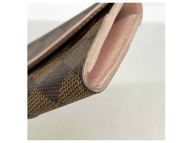 Louis Vuitton Damier Portefeuille Caïssa Long Wallet Rosa - vista 8