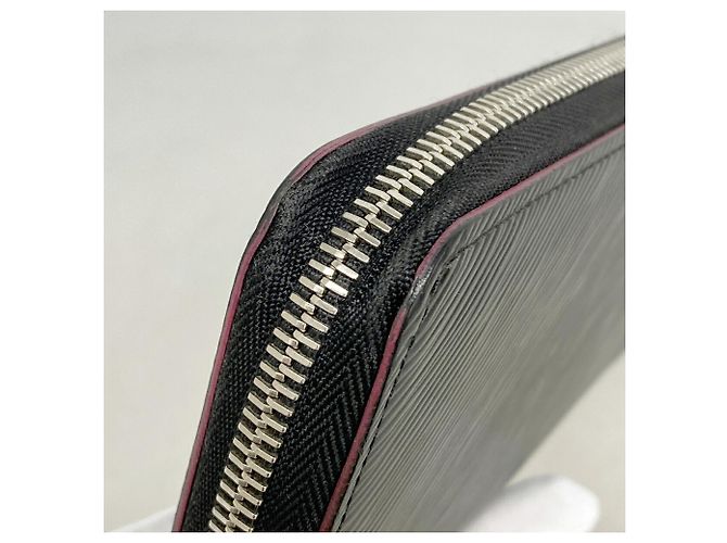 Cartera Louis Vuitton Epi Zippy Negro Rosa - vista 6