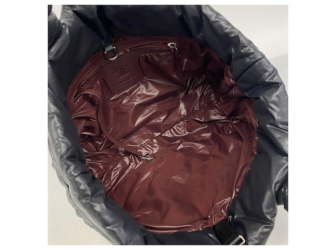 Sac cabas Chanel Coco Cocoon en nylon Noir - vue 4