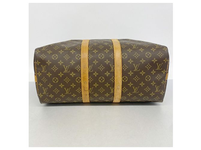Louis Vuitton Boston Monogram Keepall Bandoulière 45 Marron - vue 3