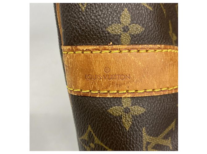 Louis Vuitton Boston Monogram Keepall Bandoulière 45 Marron - vue 5