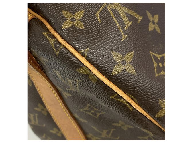 Louis Vuitton Boston Monogram Keepall Bandoulière 45 Marron - vue 7