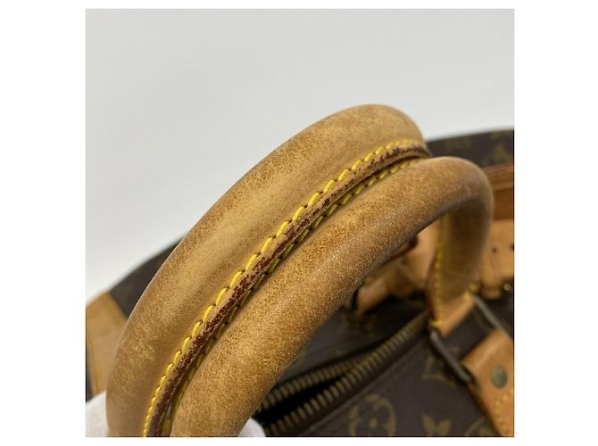 Louis Vuitton Boston Monogram Keepall Bandoulière 45 Marron - vue 9