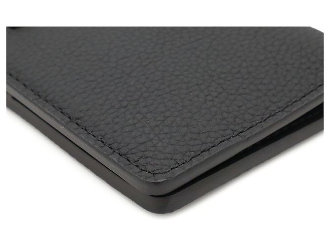 Tarjetero Louis Vuitton en piel de becerro negra Negro - vista 4