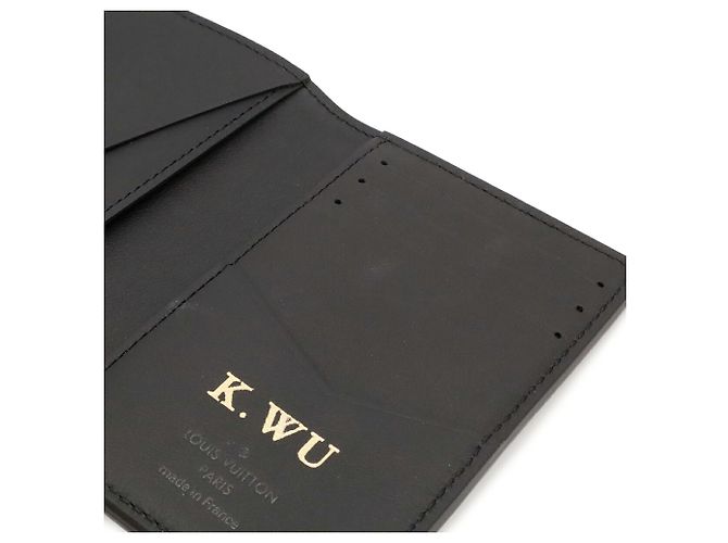 Tarjetero Louis Vuitton en piel de becerro negra Negro - vista 7