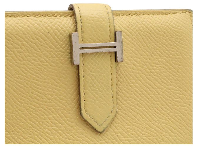 Hermès Hermes Bearn Visitenkartenetui Roh Gelb - Ansicht 5