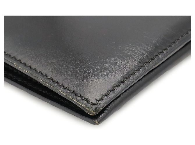 Hermès Cartera larga bi-fold Hermes Bearn Classic Negro - vista 6