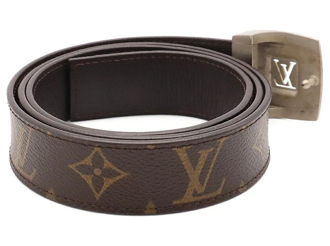 Louis Vuitton Monogram Ceinture LV Cut Belt for Men Brown - view 3