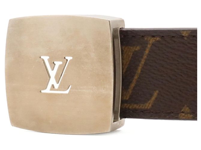 Louis Vuitton Monogram Ceinture LV Cut Belt for Men Brown - view 4
