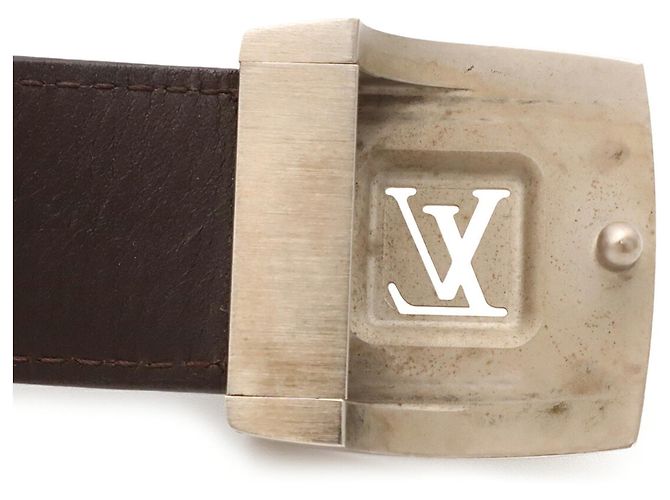 Louis Vuitton Monogram Ceinture LV Cut Belt for Men Brown - view 5