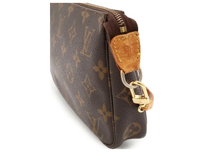 Bolsa Louis Vuitton Monogram Pochette Accessoires Marrom - vista 8