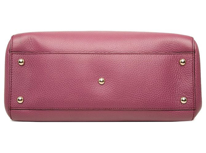 Borsa Lady Satchel Gucci in vitello rosa Dollar - vista 3