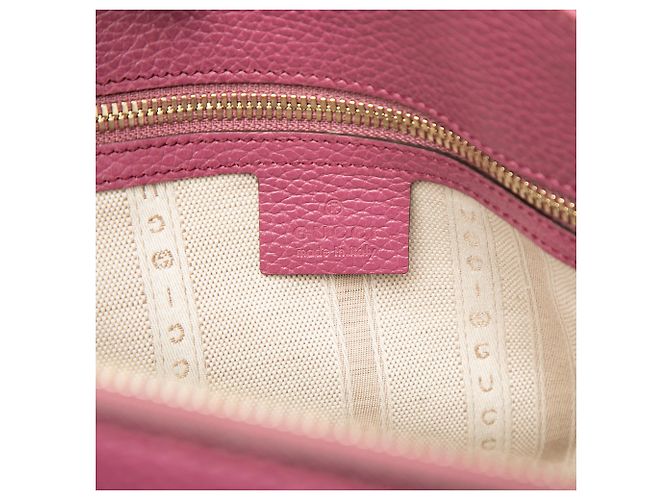 Borsa Lady Satchel Gucci in vitello rosa Dollar - vista 5