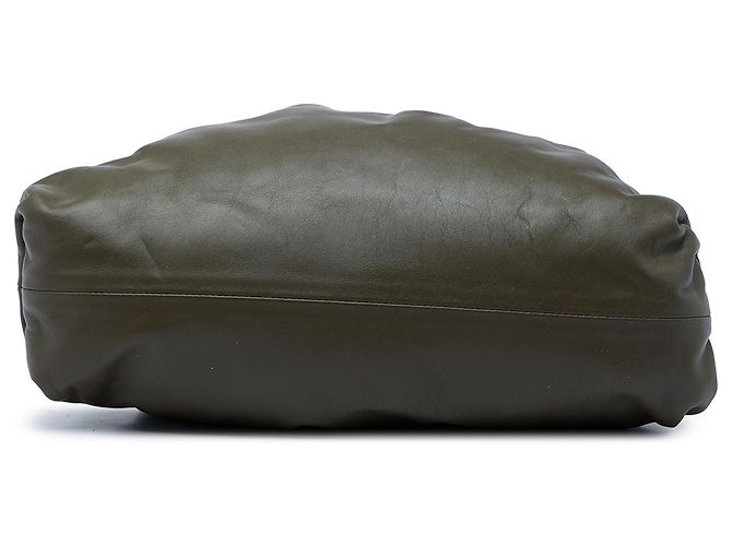 Bottega Veneta The Pouch in lambskin marrone Cachi - vista 3
