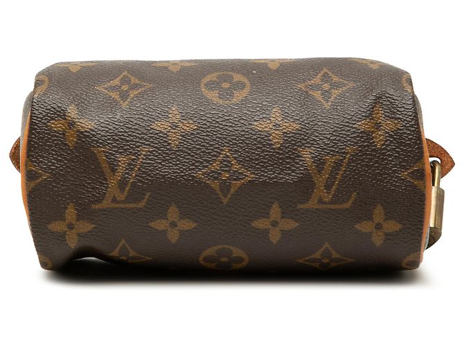 Louis Vuitton Brown Monogram Mini Speedy HL Braun - Ansicht 3
