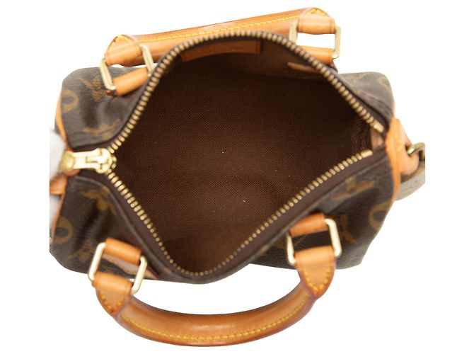 Louis Vuitton Brown Monogram Mini Speedy HL Braun - Ansicht 4
