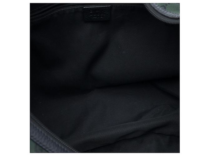 Gucci Green Large GG Canvas Half Moon Hobo Verde Verde oscuro - vista 4