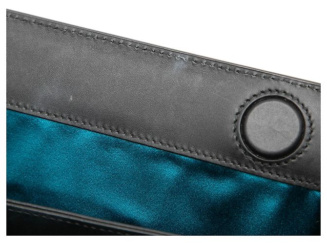 Gucci Borsa a Tracolla Ophidia Chain Piccola in Suede Nero - vista 5
