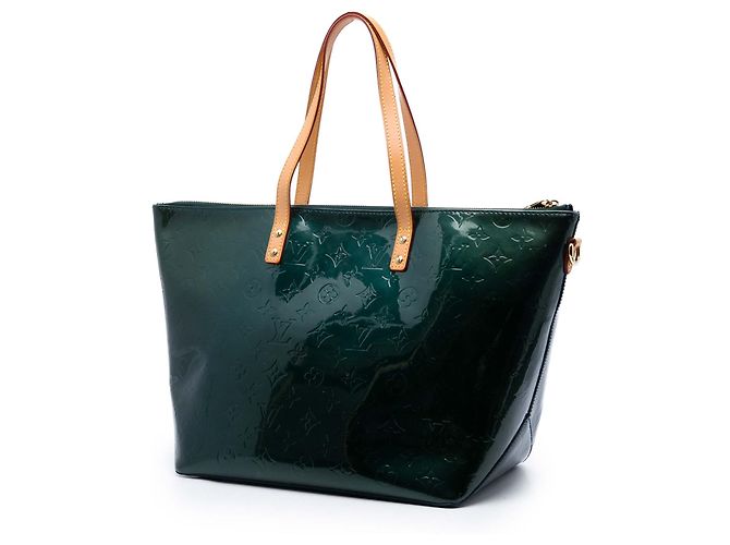 Louis Vuitton Green Monogram Vernis Bellevue GM Verde Verde scuro - vista 2