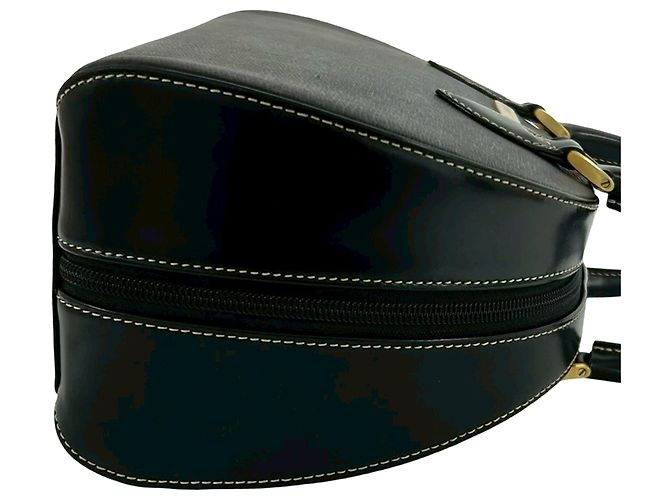 Borsa a mano Burberry in pelle nera Nero - vista 8