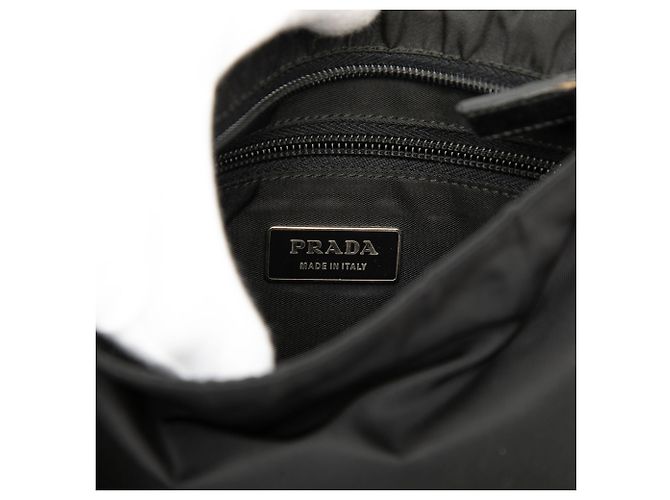 Prada Black Tessuto Zip Top Crossbody - view 5