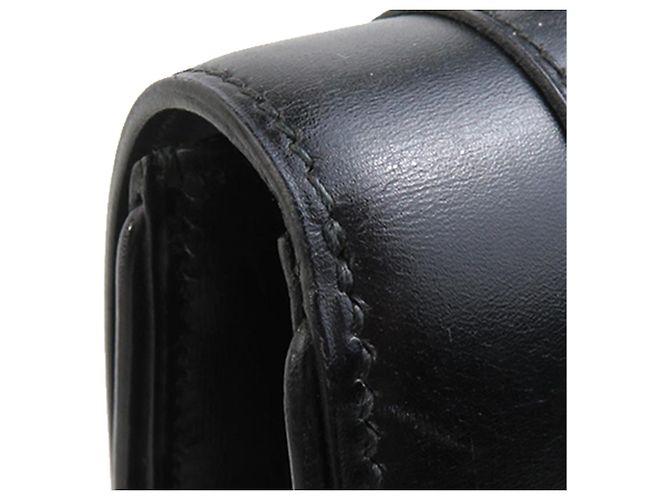 Hermès Black Box Calf Drag 27 Handtasche Schwarz - vue 11
