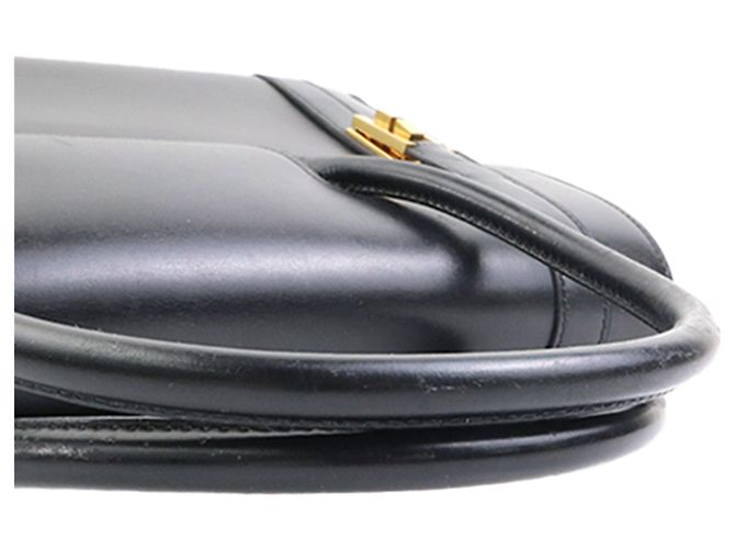 Hermès Black Box Calf Drag 27 Handtasche Schwarz - vue 16