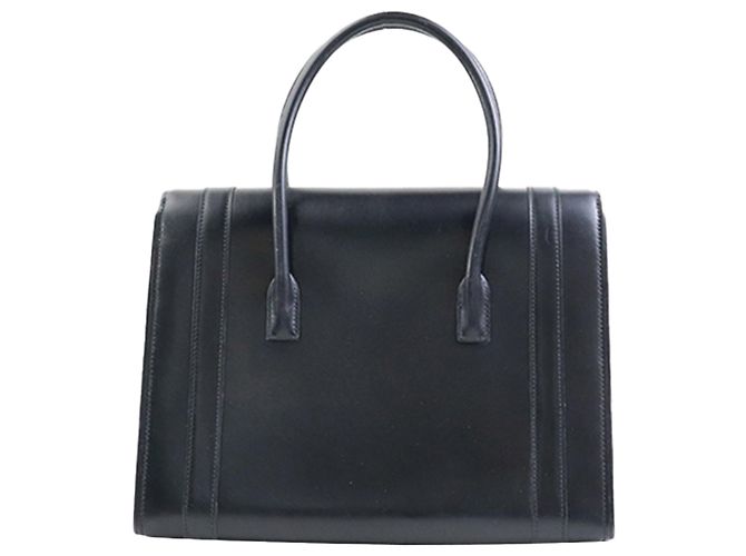Hermès Black Box Calf Drag 27 Handtasche Schwarz - vue 2