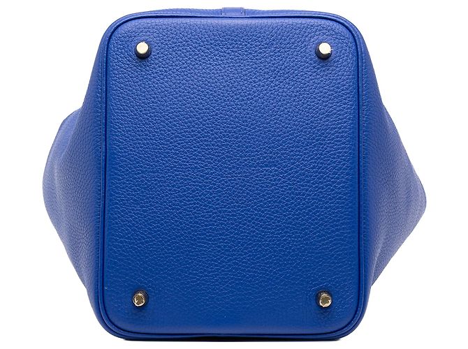 Hermès Blue Clemence Picotin Lock 18 - view 3