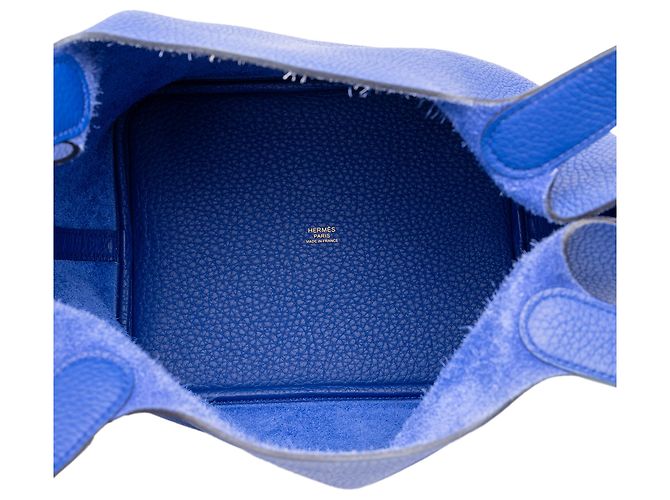 Hermès Blue Clemence Picotin Lock 18 - view 4
