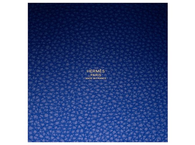 Hermès Blue Clemence Picotin Lock 18 - view 5