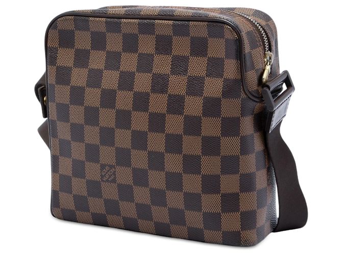 Louis Vuitton Brown Damier Ebene Olav PM Marron - vue 2