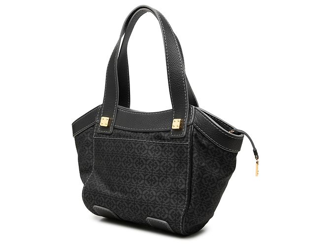 LOEWE Black Anagram Canvas Tote - view 2
