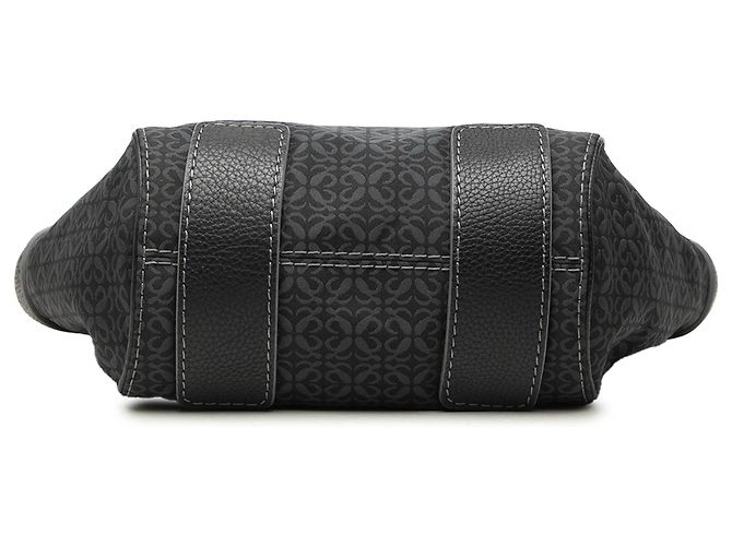 LOEWE Black Anagram Canvas Tote - view 3