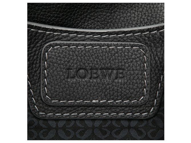 LOEWE Black Anagram Canvas Tote - view 5