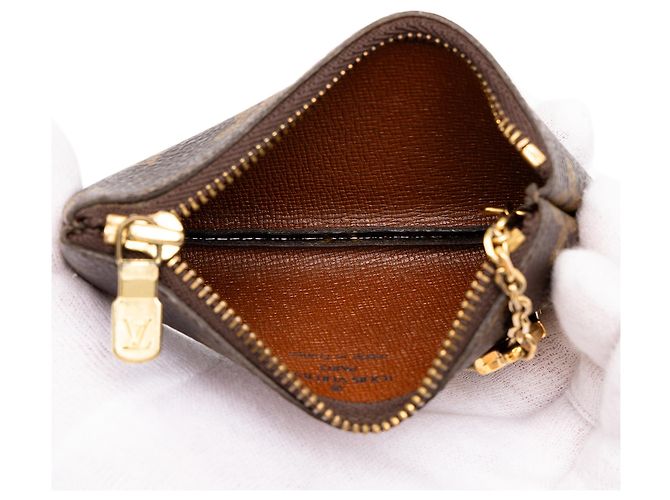 Portachaves Louis Vuitton Brown Monogram Castaño - vista 4