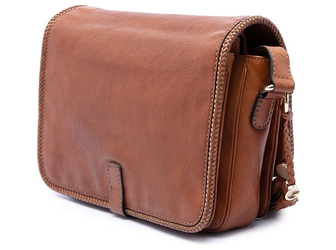 Gucci Marrakech Crossbody in pelle di vitello marrone - vista 2