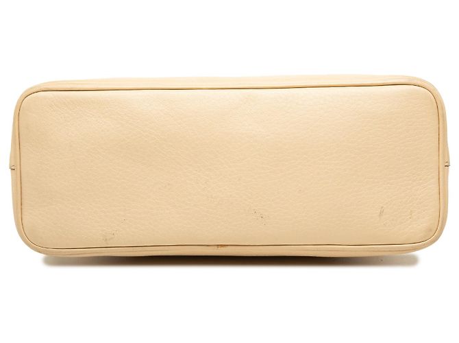 Prada Promenade Satchel aus Vitello Daino Beige - Ansicht 3