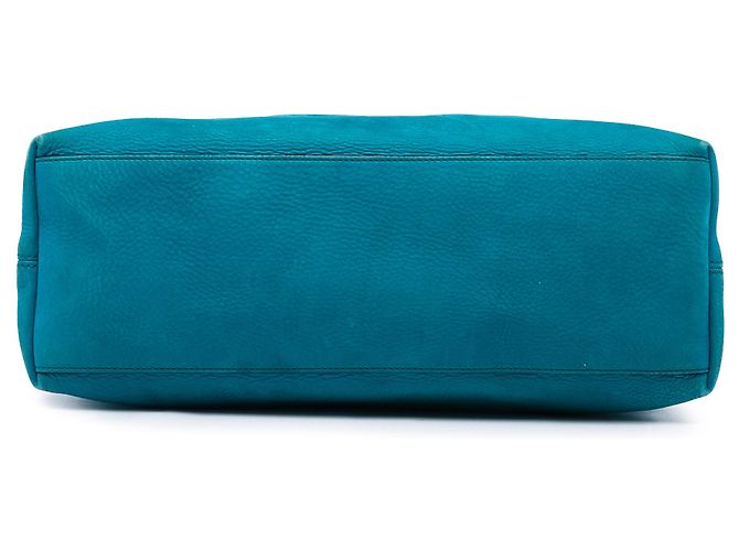 Gucci Soho Chain Tote aus Kalbsleder, Blau, Medium Türkis - Ansicht 3