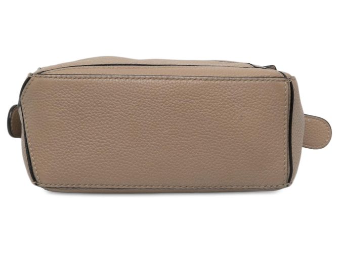 Bolsa Puzzle Mini em pele de vitelo castanha LOEWE Marrom Taupe - vista 3