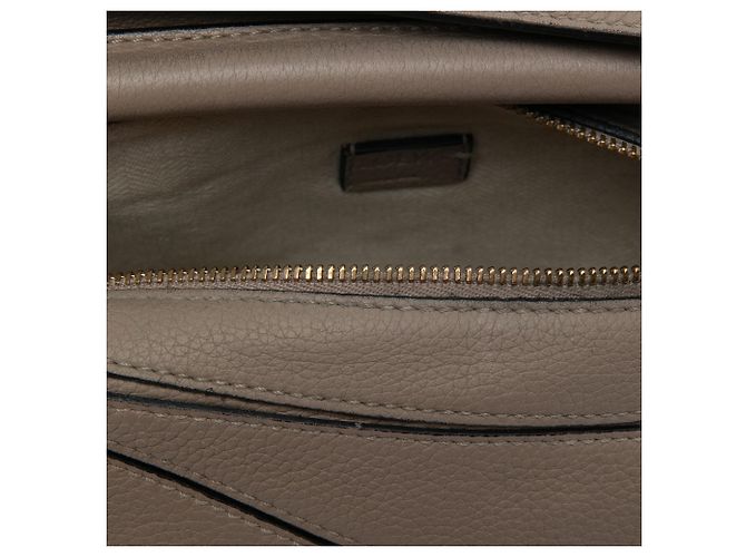 Bolsa Puzzle Mini em pele de vitelo castanha LOEWE Marrom Taupe - vista 5