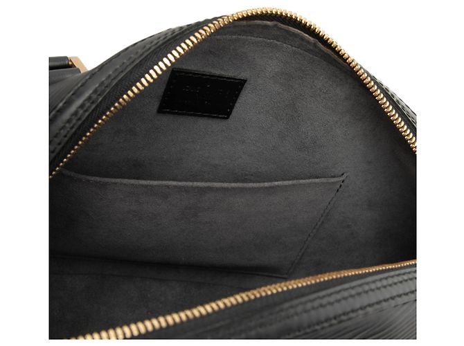Louis Vuitton Black Epi Jasmine Preto - vista 5