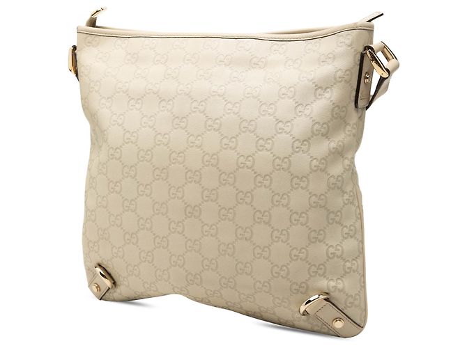 Gucci Brown Guccissima Abbey D Ring Crossbody Castaño Beige - vista 2