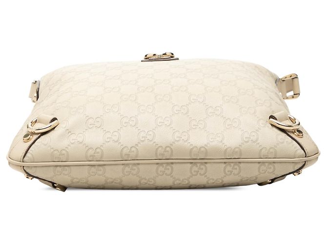 Gucci Brown Guccissima Abbey D Ring Crossbody Castaño Beige - vista 3