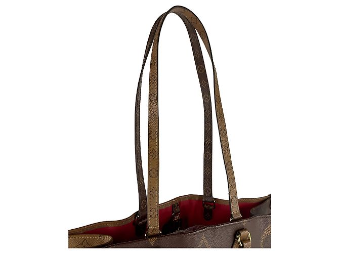 Louis Vuitton Brown Monogram Reverse Giant OnTheGo GM Marron - vue 12