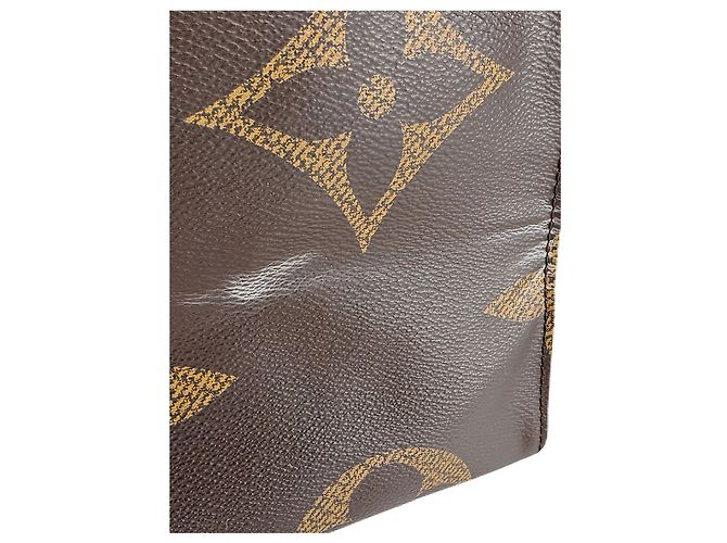Louis Vuitton Brown Monogram Reverse Giant OnTheGo GM Marron - vue 6