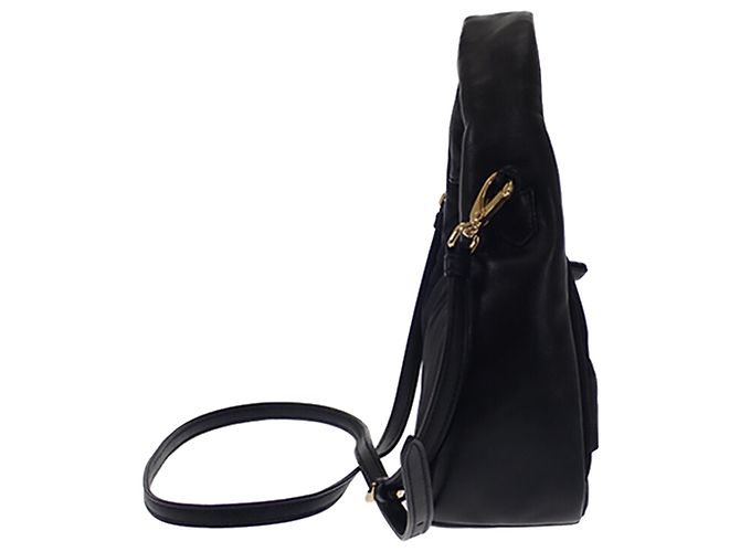 Bolso Prada Black Mini Re Nylon and Nappa Bow Satchel Negro - vista 4