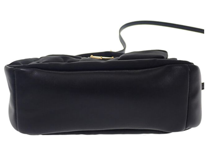Bolso Prada Black Mini Re Nylon and Nappa Bow Satchel Negro - vista 6